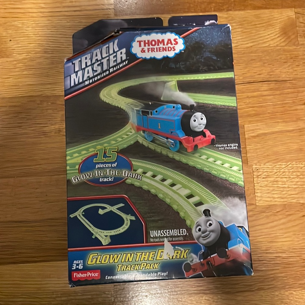 Thomas the tank engine glow in the dark track